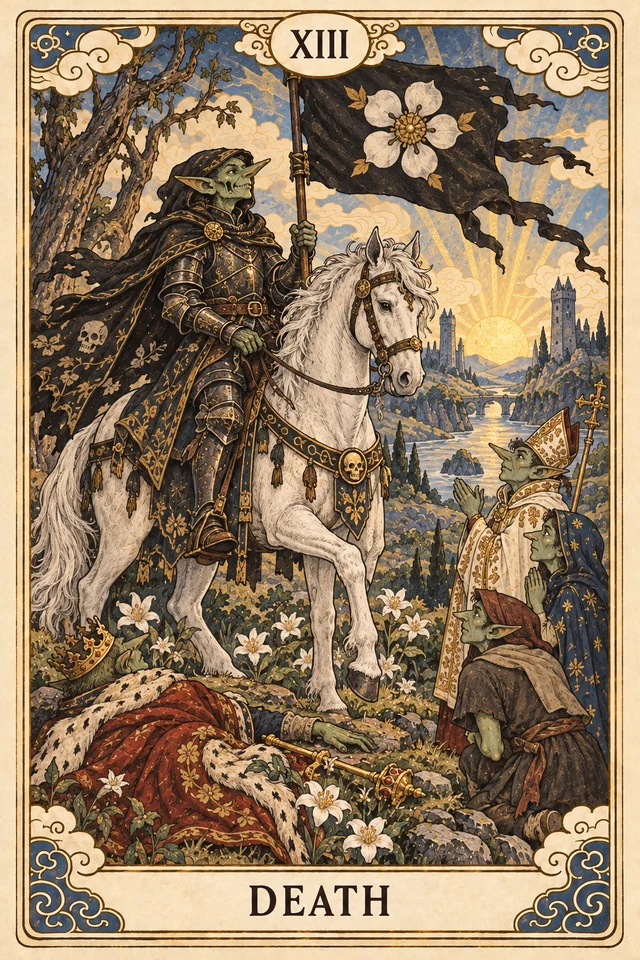 The Death tarot card