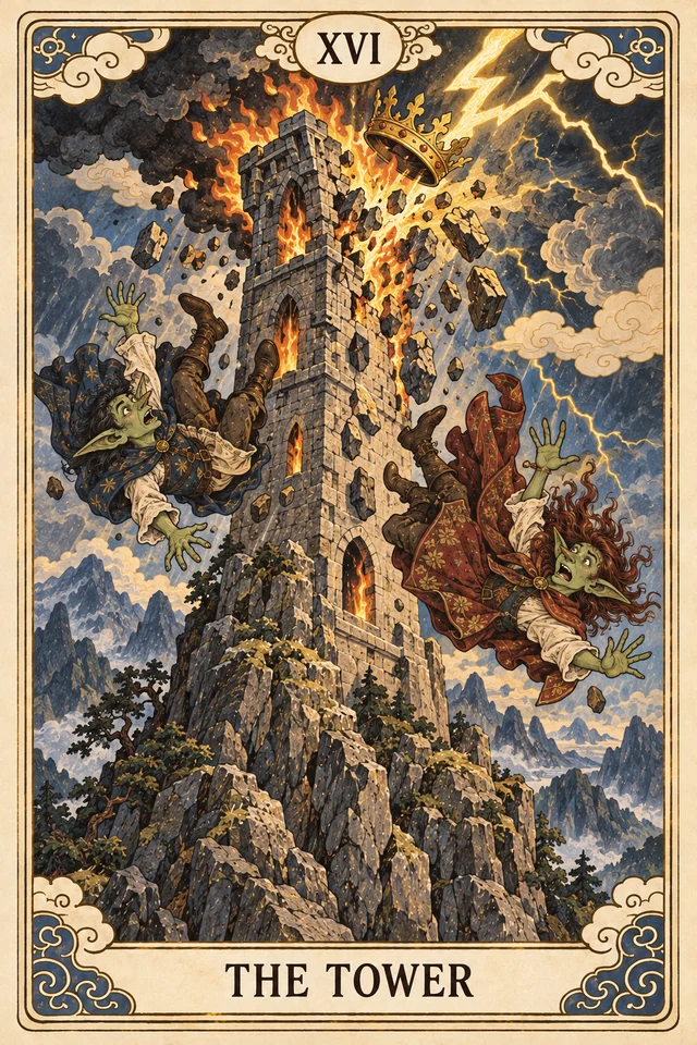 The Tower tarot card