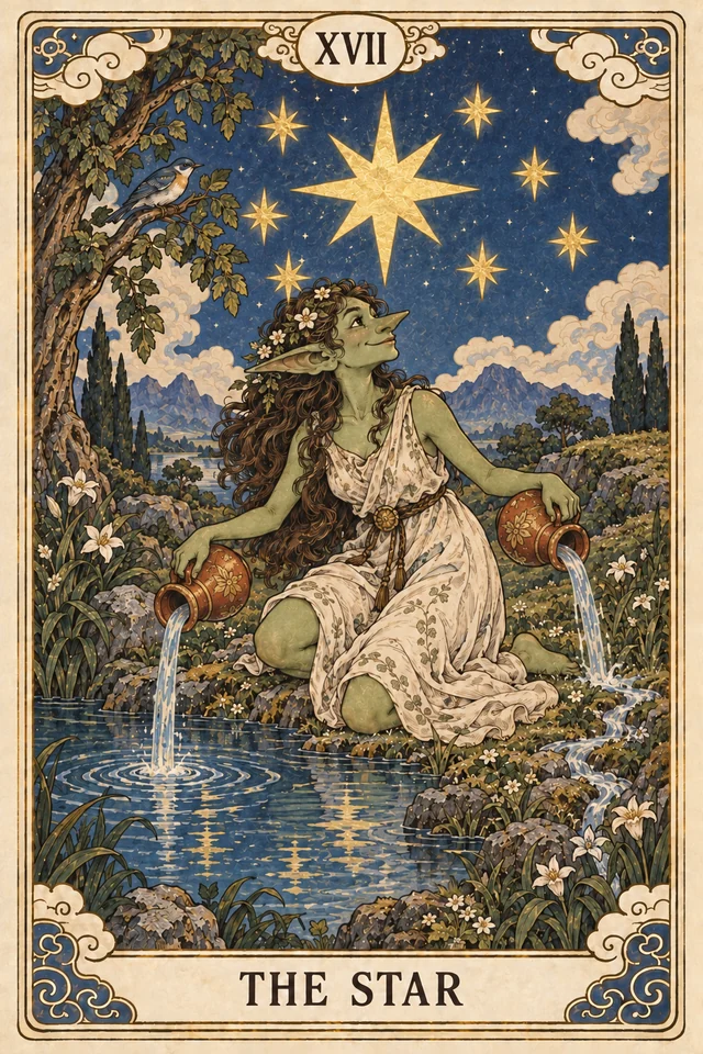 The Star tarot card