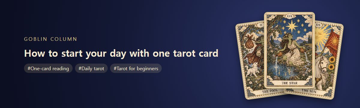 How to start your day with one tarot card